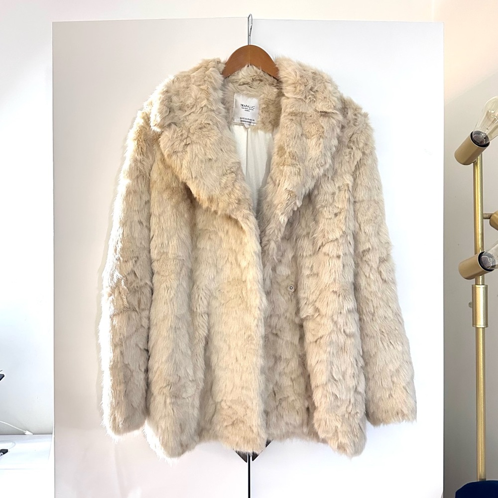 Zara fur coat